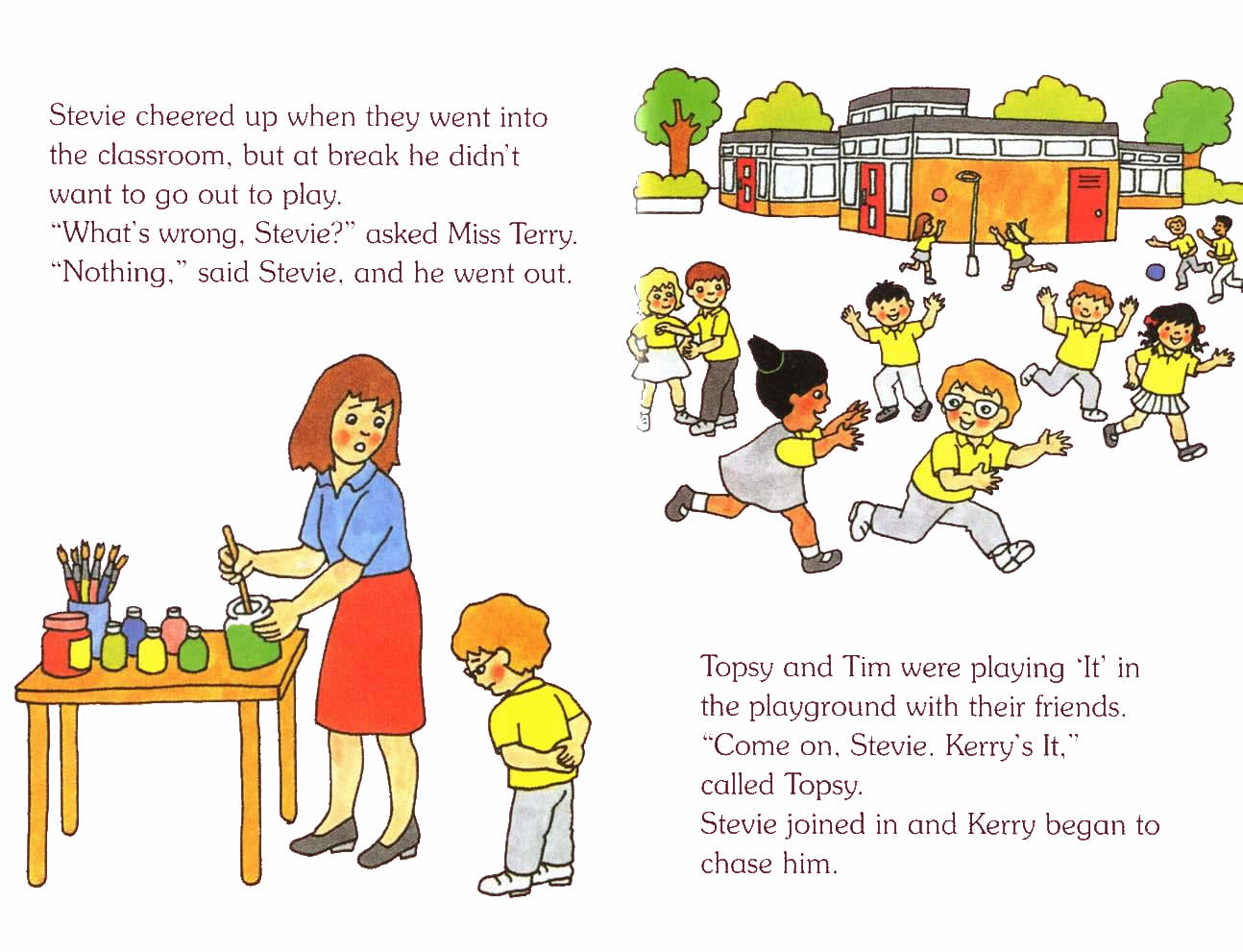 Ladybird - Topsy Tim Books - Help A Friend (04),绘本,绘本故事,绘本阅读,故事书,童书,图画书,课外阅读
